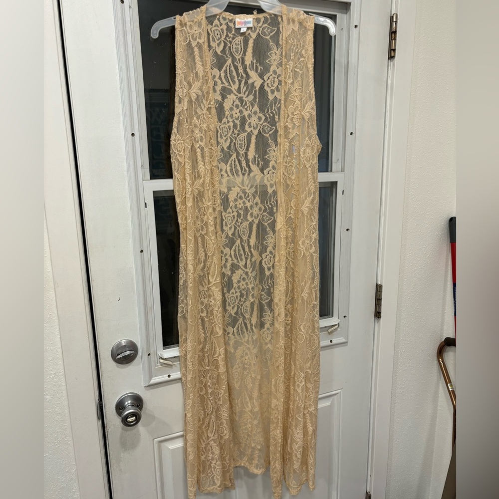 Lularoe Women’s Size Small Lace Joy Vest